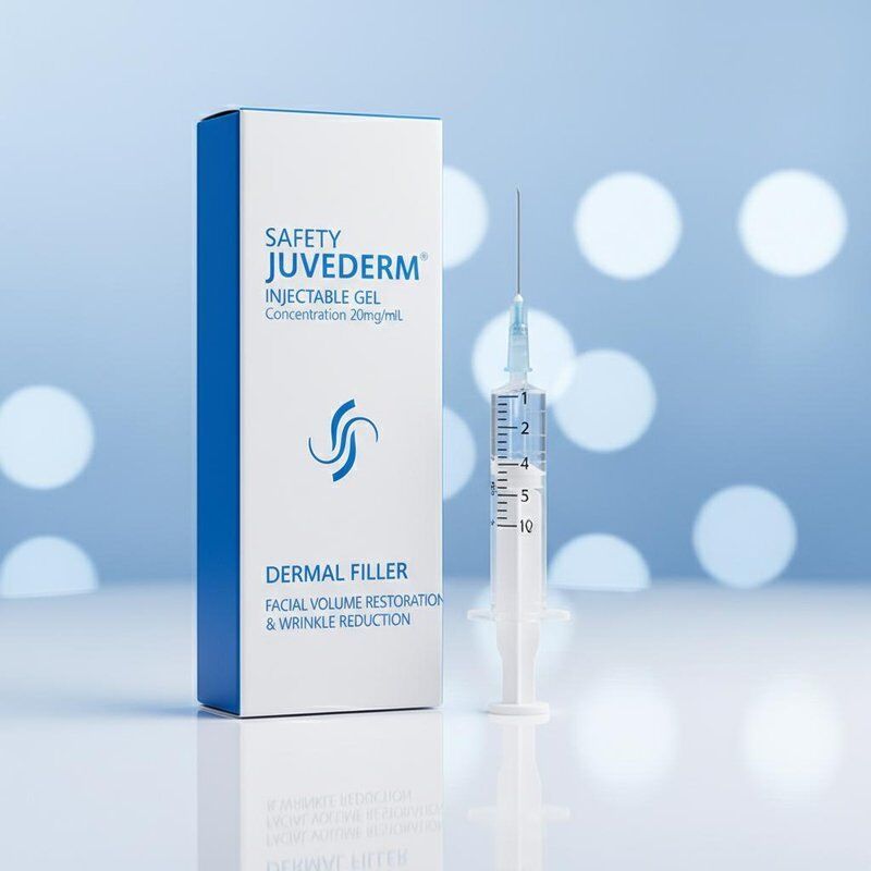 Nồng độ gel tiêm Juvederm an toàn 20mg Ml Chất làm đầy da có thể tiêm để phục hồi thể tích trên khuôn mặt và giảm nếp nhăn