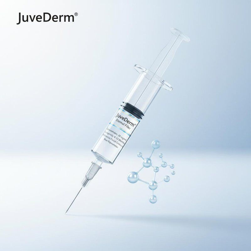Phẫu thuật thẩm mỹ Juvederm Dermal Filler nồng độ 20mgMl tuổi thọ 9-12 tháng thích hợp để cải thiện đường viền khuôn mặt và trẻ hóa da