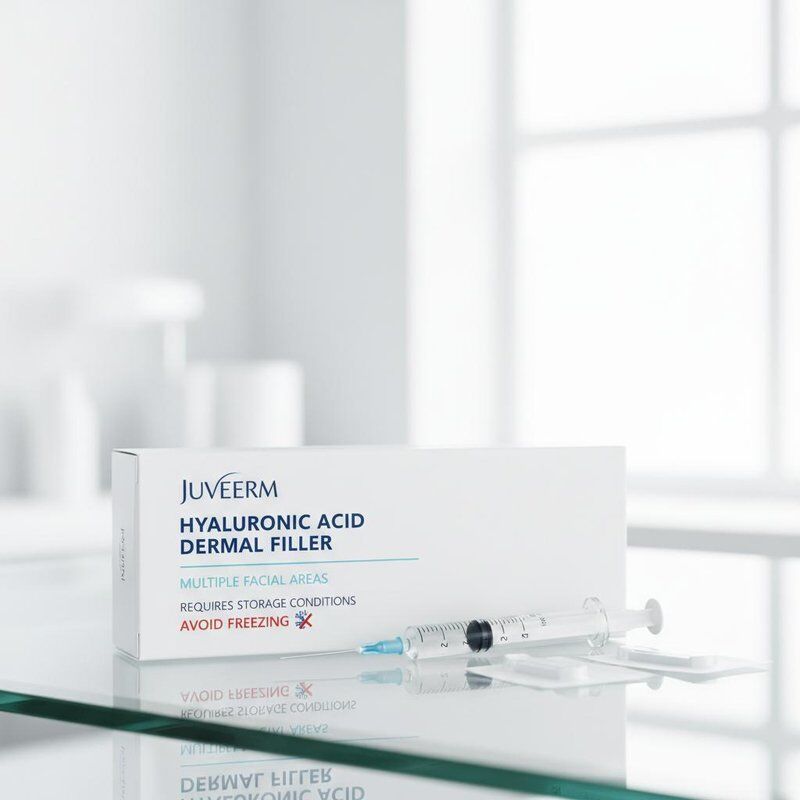 Hyaluronic Acid Juvederm Dermal Filler thích hợp cho nhiều vùng da mặt và yêu cầu điều kiện lưu trữ Tránh đông lạnh