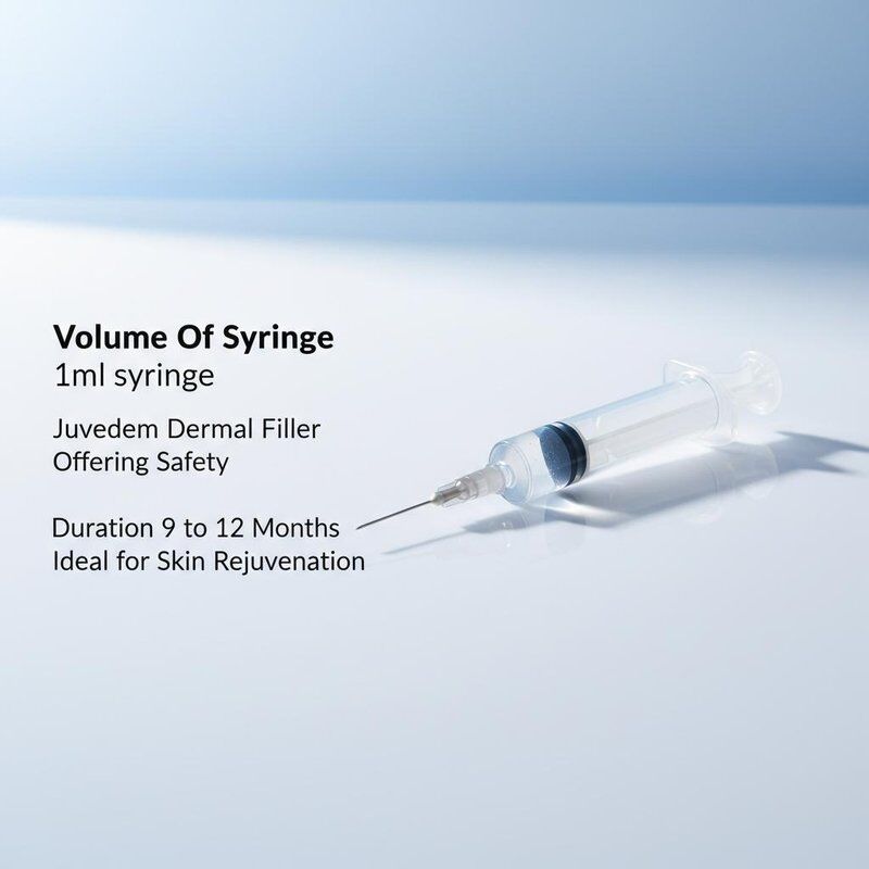 Khối lượng của ống tiêm 1ml ống tiêm Juvederm Dermal Filler Cung cấp sự an toàn Thời gian 9 đến 12 tháng Lý tưởng để trẻ hóa da