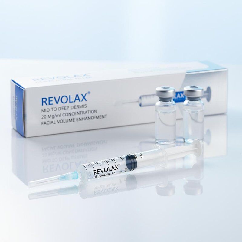 24mgml Revolax Dermal Filler Tiêm Độ sâu Trung đến sâu Dermis nồng độ 20 Mgml Giải pháp để tăng khối lượng khuôn mặt