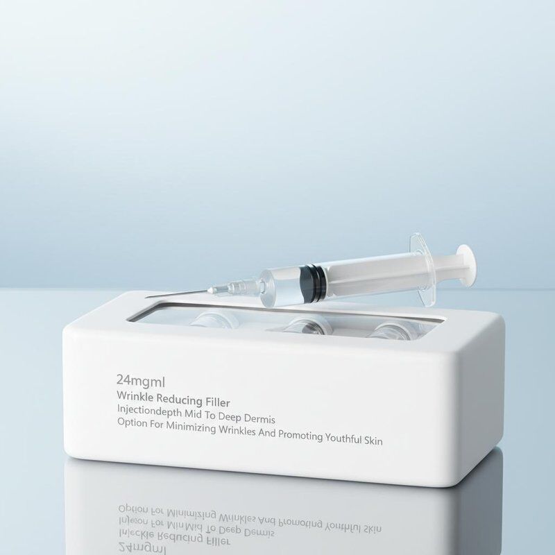 24mgml Thuốc nhấp giảm nếp nhăn Tiền tiêm Độ sâu Trung đến Dermis sâu Tùy chọn Để giảm thiểu nếp nhăn Và thúc đẩy da trẻ trung