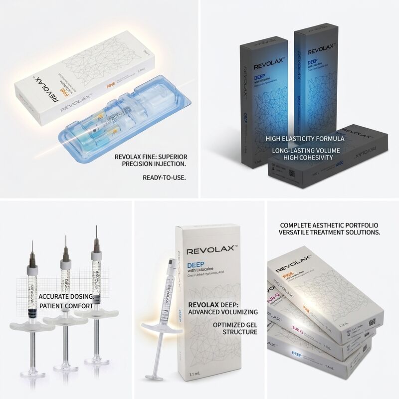 Revolax Fine Forehead Filler Monophasic Hyaluronic Acid Dermal Filler 1.1ml để điều chỉnh đường trán